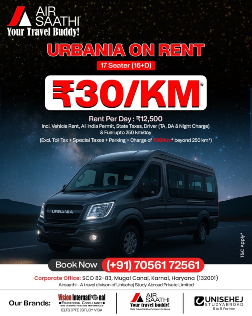 Affordable taxi and car rental in Karnal