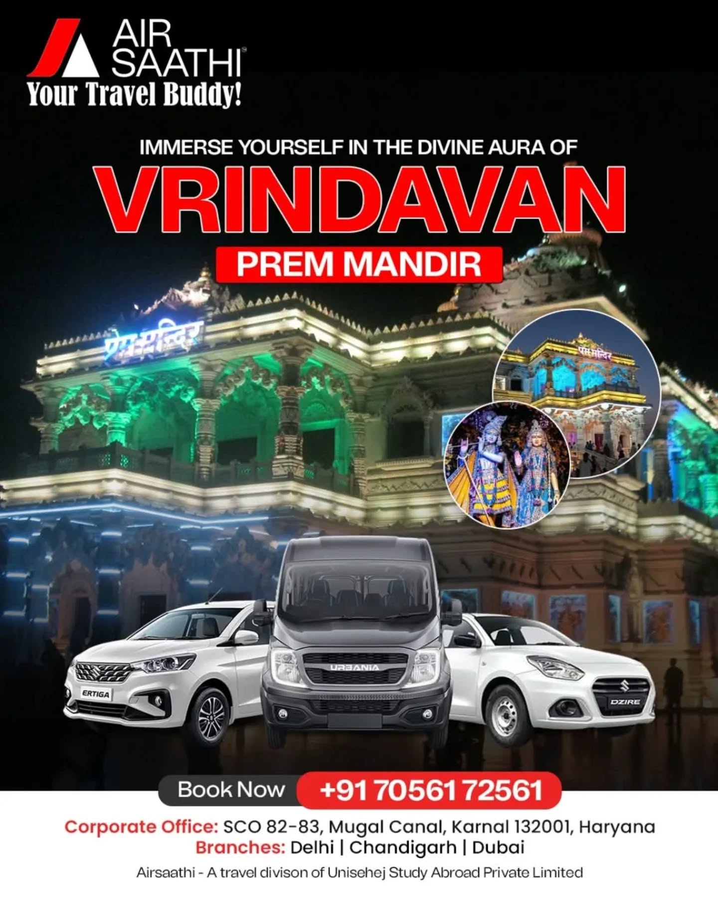 Trip to Vrindavan with AirSaathi